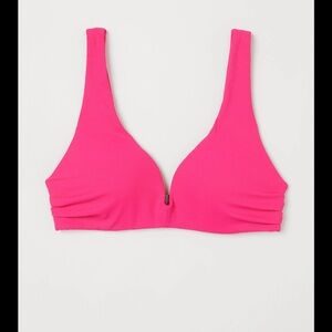 H&M Hot Pink Swimwear Top